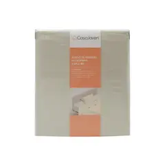 CASA JOVEN - Juego Sábanas Microfibra 1.5 Plaza Beige
