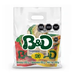 undefined - Pack B&D Ketchup 200 g + Mostaza 200 g + Mayonesa 190 g