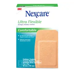 NEXCARE - Banditas Ultraflex Codo Rodilla Caja 8 Und