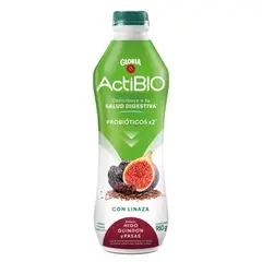 GLORIA - Yogurt Actibio Higo Guindón Pasas Botella 950 g