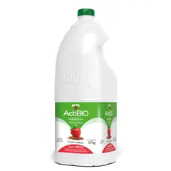 GLORIA - Yogurt Actibio Fresa Linaza Botella 1.7 Kg