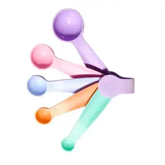 CASA JOVEN - Set x5 Cucharas Medidoras de Plástico