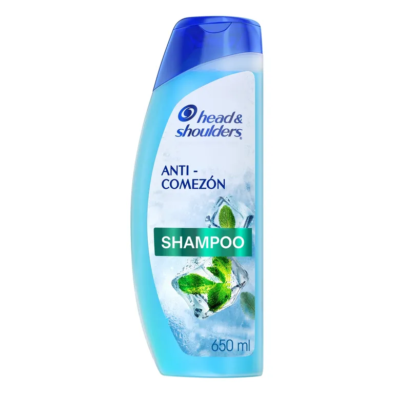 Shampoo Head & Shoulders Anticomezón Menta Botella 650 mL