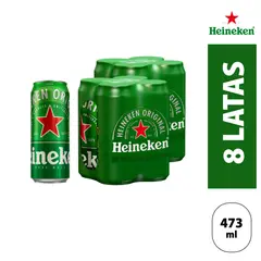 HEINEKEN - Cerveza 2 Fourpack Lata 473 mL