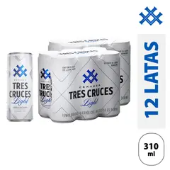 TRES CRUCES - Cerveza Light 2 Sixpack Lata 310 mL