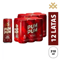 TRES CRUCES - Cerveza Pum Pum 2 Sixpack Lata 310 mL