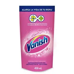 VANISH - Quitamanchas Líquido Ropa Color Doypack 450 mL