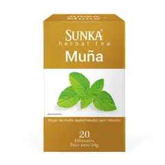 SUNKA - Infusión Filtrante Muña Caja 20 Sobres