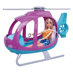 KIDS N PLAY - Helicóptero Con Muñeca Fashion