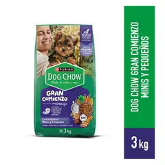 DOG CHOW - Alimento Cachorros Gran Comienzo Mini/Peque 3Kg