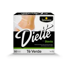 WAWASANA - Infusión Dietética Té Verde Caja 50 Sobres