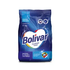BOLIVAR - Detergente en Polvo Bolívar Cuidado Total Bolsa 4 Kg