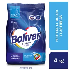 BOLIVAR - Detergente en polvo Cuidado Total Bolsa 4 Kg