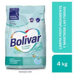 BOLIVAR - Detergente en Polvo Bolívar Cuidado Micelar Bolsa 4 Kg
