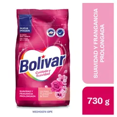 BOLIVAR - Detergente en Polvo Cuidado Suavidad Bolsa 730 g