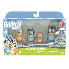 BLUEY - Pack x4 Figuras Serie 11 Asst