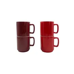 CASA JOVEN - Set x4 Mugs Cerámica Enjoy