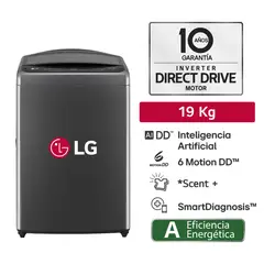 LG - Lavadora WT19BV6T 19 Kg AI DD Carga Superior Negro