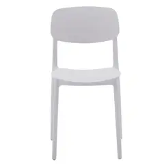 CASA JOVEN - Silla De Plástico Blanco 50 X 39 X 79 Cm