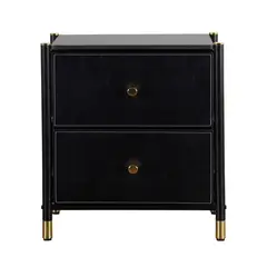 CASA JOVEN - Estante 2 Cajones Pu Gold 46 X 30 X 54.7 Cm