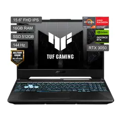 ASUS - Laptop TUF Gaming A15 R7 7435HS 16GB 512GB RTX3050
