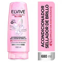 ELVIVE - Acondicionador Glycolic Gloss Botella 680 mL