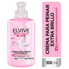ELVIVE - Crema para Peinar Glycolic Gloss Envase 300 mL