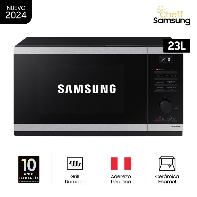 MICROONDAS C DOR 23LTS ACERO INOX