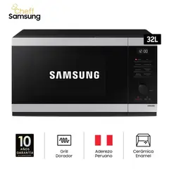 SAMSUNG - MICROONDAS C DOR 32LTS ACERO INOX