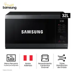 SAMSUNG - Horno Microondas Cheff 32L MS32DG4504AGPE