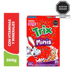 NESTLE - Cereal Trix Minis Maíz Frutas Caja x 300 g