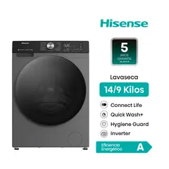 HISENSE - Lavaseca Carga Frontal WD3S1443BT