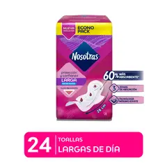 NOSOTRAS - Toalla Higiénica Larga Extra Suave Empaque 24 und