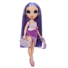 RAINBOW HIGH - Muñeca Swim Style Violet Purple