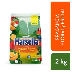 MARSELLA - Detergente en Polvo Amazonia Tropical Bolsa 2 Kg