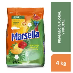 MARSELLA - Detergente en Polvo Amazonia Tropical Bolsa 4 Kg