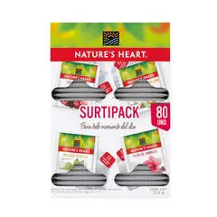 NATURES HEART - Infusiones Surtipack Caja 80 Sobres