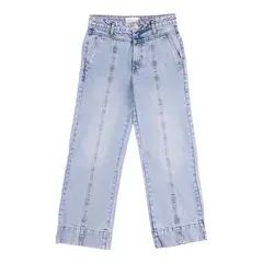 REDWOOD - Jean Wide Leg Cortes Mujer