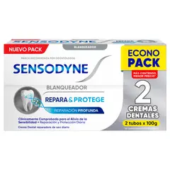 SENSODYNE - Crema Dental Blanqueadora Repara y Protege Caja 2 Und