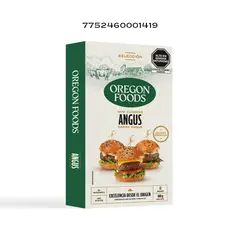 OREGON FOODS - Mini Hamburguesa de Carne Angus Caja 12 Und