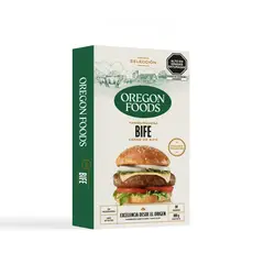 OREGON FOODS - Hamburguesa de Bife Caja 4 Und