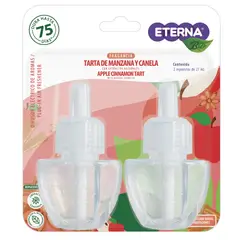 ETERNA - Repuesto Ambientador Eléctrico Manzana Canela Empaque 2 Und