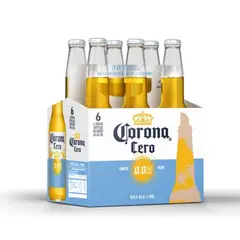 CORONA - Cerveza Cero Sin Alcohol Pack 6 Botellas 355 mL