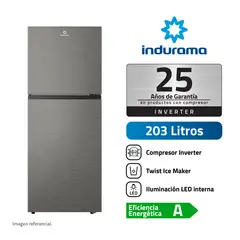 INDURAMA - REFRIGERADORA 203L CROMA 2 PTS