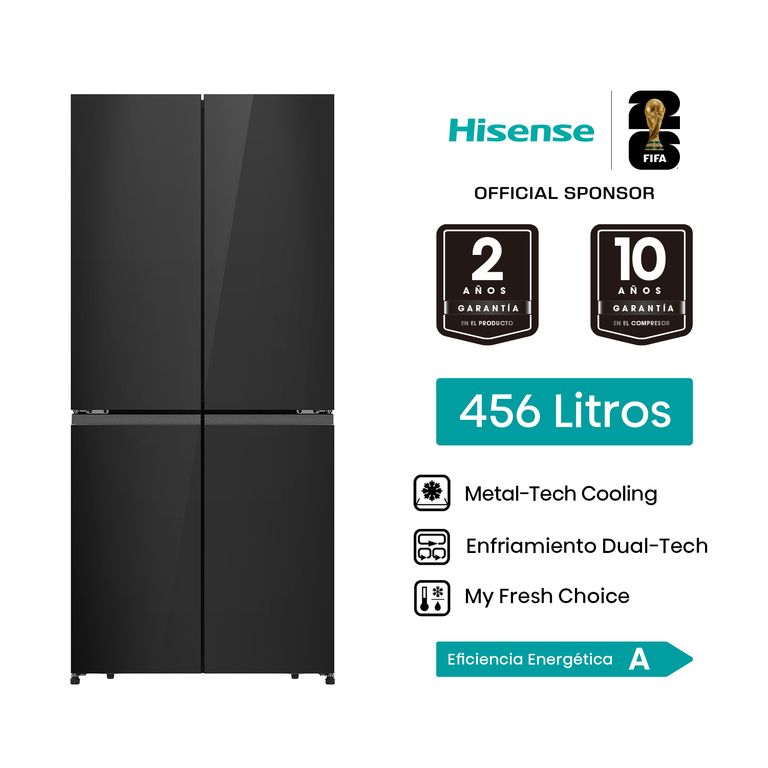Refrigeradora RQ5P470NE1A French Door 456L Negra