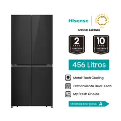 HISENSE - Refrigeradora French Door 456L RQ5P470NE1A