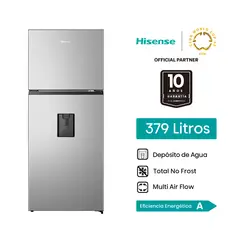 HISENSE - REFRIGERADORA TOP MOUNT 379L GRIS
