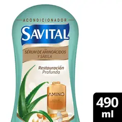 undefined - Acondicionador Savital Aminoácidos Botella 490 mL
