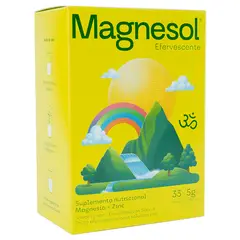 undefined - Bebida Efervescente Magnesol Limón Caja 33 Sobres