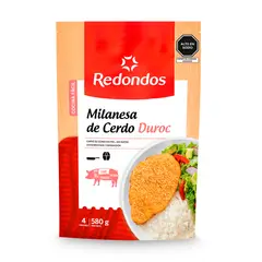 REDONDOS - Milanesa de Cerdo Duroc Caja 580 g